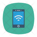 پیش‌نمایش فایل mobile-wifi-4 از پک دستگاه‌ها – سبک فلت مربعی گوشه‌گرد – جلد ۱