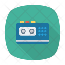 پیش‌نمایش فایل tape-recorder-6 از پک موسیقی، صدا و ویدئو – سبک فلت مربعی سایه‌دار – جلد ۱