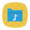 پیش‌نمایش فایل music-folder-13 از پک موسیقی، صدا و ویدئو – سبک فلت مربعی گوشه‌گرد – جلد ۲