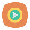 پیش‌نمایش فایل play-button-18 از پک موسیقی، صدا و ویدئو – سبک فلت مربعی گوشه‌گرد – جلد ۲