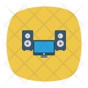 پیش‌نمایش فایل sound-system-1 از پک موسیقی، صدا و ویدئو – سبک فلت مربعی گوشه‌گرد – جلد ۱