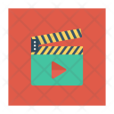پیش‌نمایش فایل clapperboard-13 از پک موسیقی، صدا و ویدئو – سبک فلت مربعی – جلد ۱