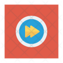 پیش‌نمایش فایل fast-forward-button-5 از پک موسیقی، صدا و ویدئو – سبک فلت مربعی – جلد ۱