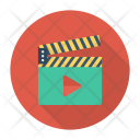 پیش‌نمایش فایل clapperboard-15 از پک موسیقی، صدا و ویدئو – سبک فلت دایره‌ای سایه‌دار – جلد ۱