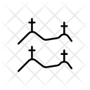 پیش‌نمایش فایل graveyard-27 از پک هالووین – سبک خطی – جلد ۳