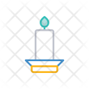 پیش‌نمایش فایل candle-stand-24 از پک هالووین – سبک خطی رنگی – جلد ۱