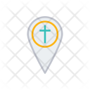 پیش‌نمایش فایل graveyard-location از پک هالووین – سبک خطی رنگی – جلد ۱