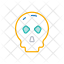 پیش‌نمایش فایل skull-234 از پک هالووین – سبک خطی رنگی – جلد ۱