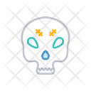 پیش‌نمایش فایل skull-238 از پک هالووین – سبک خطی رنگی – جلد ۱