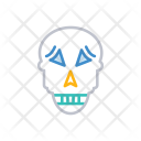 پیش‌نمایش فایل skull-239 از پک هالووین – سبک خطی رنگی – جلد ۱