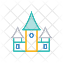 پیش‌نمایش فایل haunted-house-18 از پک هالووین – سبک خطی رنگی – جلد ۲