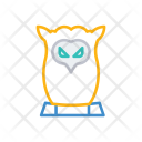 پیش‌نمایش فایل owl-162 از پک هالووین – سبک خطی رنگی – جلد ۲
