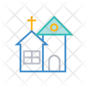 پیش‌نمایش فایل church-286 از پک هالووین – سبک خطی رنگی – جلد ۳