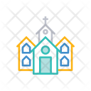 پیش‌نمایش فایل church-287 از پک هالووین – سبک خطی رنگی – جلد ۳