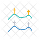 پیش‌نمایش فایل graveyard-33 از پک هالووین – سبک خطی رنگی – جلد ۳
