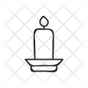 پیش‌نمایش فایل candle-stand-27 از پک هالووین – سبک خطی نازک – جلد ۱