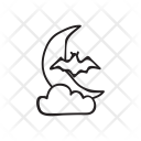 پیش‌نمایش فایل night-218 از پک هالووین – سبک خطی نازک – جلد ۱