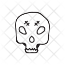 پیش‌نمایش فایل skull-288 از پک هالووین – سبک خطی نازک – جلد ۱