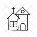 پیش‌نمایش فایل church-300 از پک هالووین – سبک خطی نازک – جلد ۲