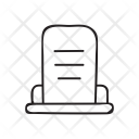 پیش‌نمایش فایل gravestone-45 از پک هالووین – سبک خطی نازک – جلد ۳