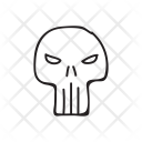 پیش‌نمایش فایل skull-300 از پک هالووین – سبک خطی نازک – جلد ۳