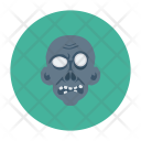 پیش‌نمایش فایل skull-411 از پک هالووین – سبک فلت دایره‌ای – جلد ۱