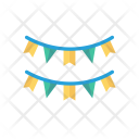 پیش‌نمایش فایل bunting از پک کریسمس – سبک فلت کاغذی – جلد ۲