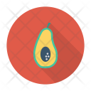 پیش‌نمایش فایل avocado-80 از پک Food Flat Circle 