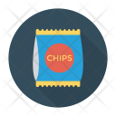 پیش‌نمایش فایل chips-packet از پک Food Flat Circle 