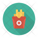پیش‌نمایش فایل frenchfries-14 از پک Food Flat Circle 