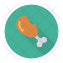 پیش‌نمایش فایل chicken-leg-piece از پک Food Flat Circle 