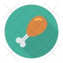پیش‌نمایش فایل leg-piece از پک Food Flat Circle 