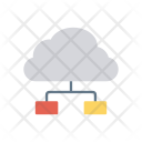 پیش‌نمایش فایل cloud-hierarchy از پک فناوری – آیکن‌های فلت