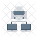 پیش‌نمایش فایل printer-connection از پک فناوری – آیکن‌های فلت