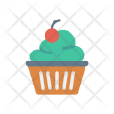 پیش‌نمایش فایل cupcake-180 از پک غذا – آیکن‌های فلت