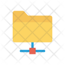 پیش‌نمایش فایل connect-folder از پک فایل‌ها و پوشه‌ها – آیکن‌های فلت