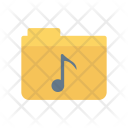 پیش‌نمایش فایل music-folder-23 از پک فایل‌ها و پوشه‌ها – آیکن‌های فلت