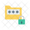 پیش‌نمایش فایل password-protected-folder از پک فایل‌ها و پوشه‌ها – آیکن‌های فلت