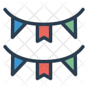 پیش‌نمایش فایل decoration-bunting-1 از پک مهمانی و جشن – سبک فلت رنگی