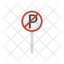 پیش‌نمایش فایل no-parking-sign از پک ساخت‌وساز – آیکن‌های فلت کاغذی