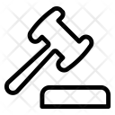 پیش‌نمایش فایل hammer-436 از پک حقوق و عدالت – آیکن‌های خطی