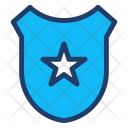 پیش‌نمایش فایل police-badge-14 از پک حقوق و عدالت – سبک فلت رنگی