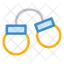 پیش‌نمایش فایل handcuffs-39 از پک حقوق و عدالت – آیکن‌های خطی رنگی