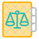 پیش‌نمایش فایل justice-book-9 از پک حقوق و عدالت – آیکن‌های خطی رنگی