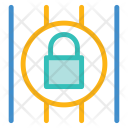 پیش‌نمایش فایل lockup-4 از پک حقوق و عدالت – آیکن‌های خطی رنگی