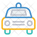 پیش‌نمایش فایل police-car-14 از پک حقوق و عدالت – آیکن‌های خطی رنگی