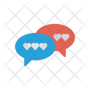 پیش‌نمایش فایل chatting-473 از پک عشق و عاشقانه – آیکن‌های فلت
