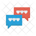 پیش‌نمایش فایل chatting-474 از پک عشق و عاشقانه – آیکن‌های فلت