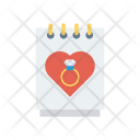 پیش‌نمایش فایل engagement-note از پک عشق و عاشقانه – آیکن‌های فلت