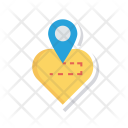 پیش‌نمایش فایل location-1502 از پک عشق و عاشقانه – آیکن‌های فلت کاغذی